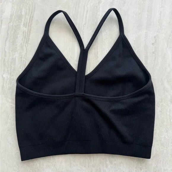 SCULPTFLEX® RIBBED V BRA - ONYX - Picture 2 of 3